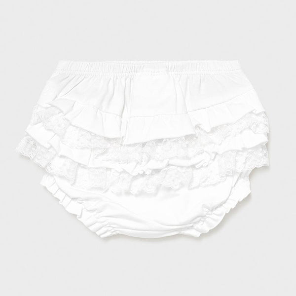 Frilly Knickers in White - Let's Jive