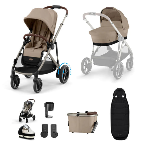 Cybex Gazelle S - Essential Bundle - Almond Beige