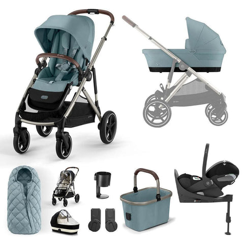 Cybex Gazelle S - Luxury Cloud T Bundle - Sky Blue