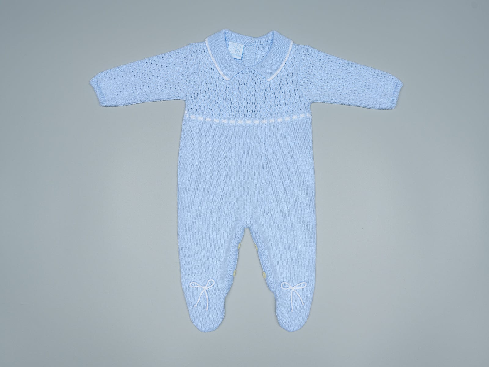 Artesania Granlei Two piece set Artesania Blue Knitted Playsuit