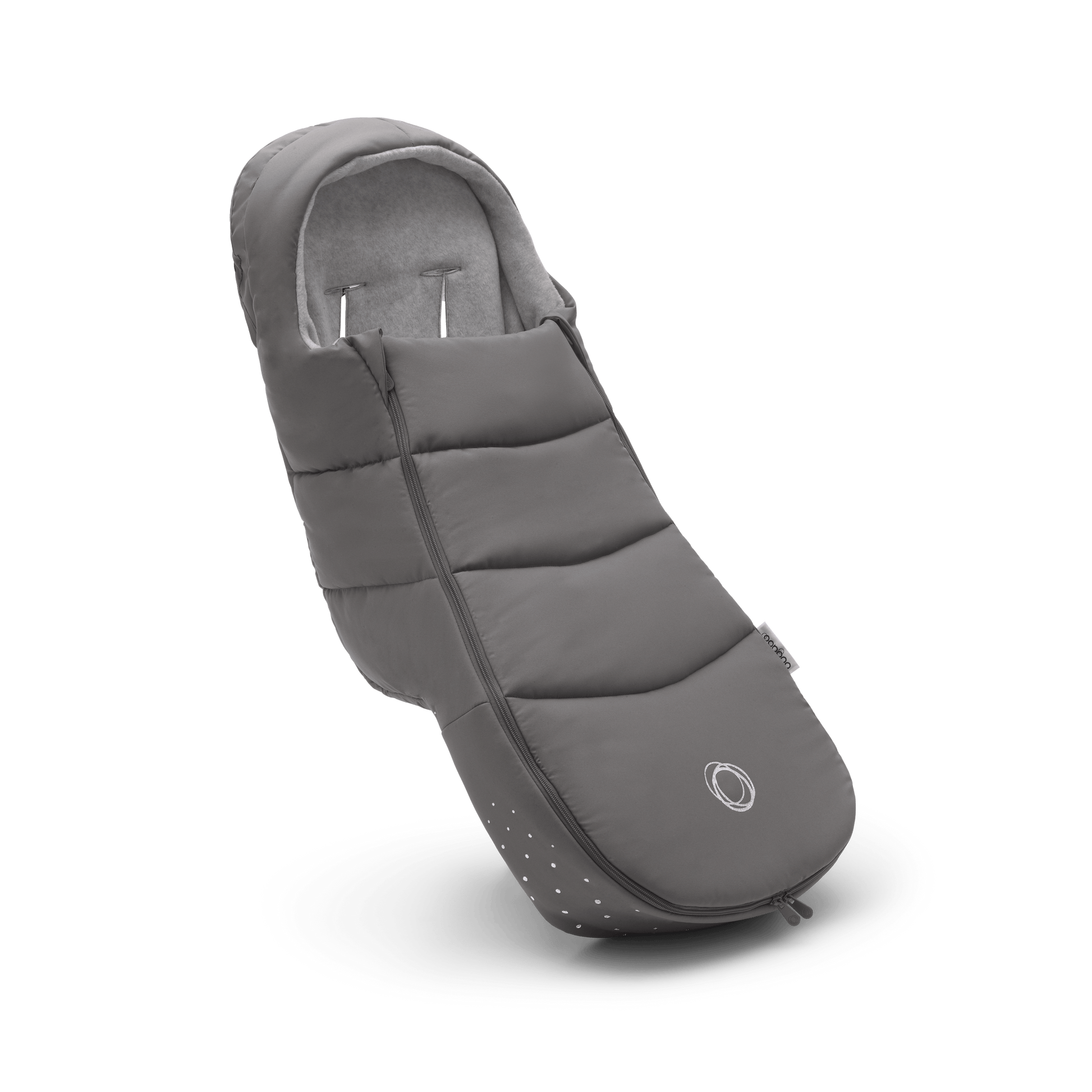 Bababoom Boutique Grey Melange Bugaboo Footmuff