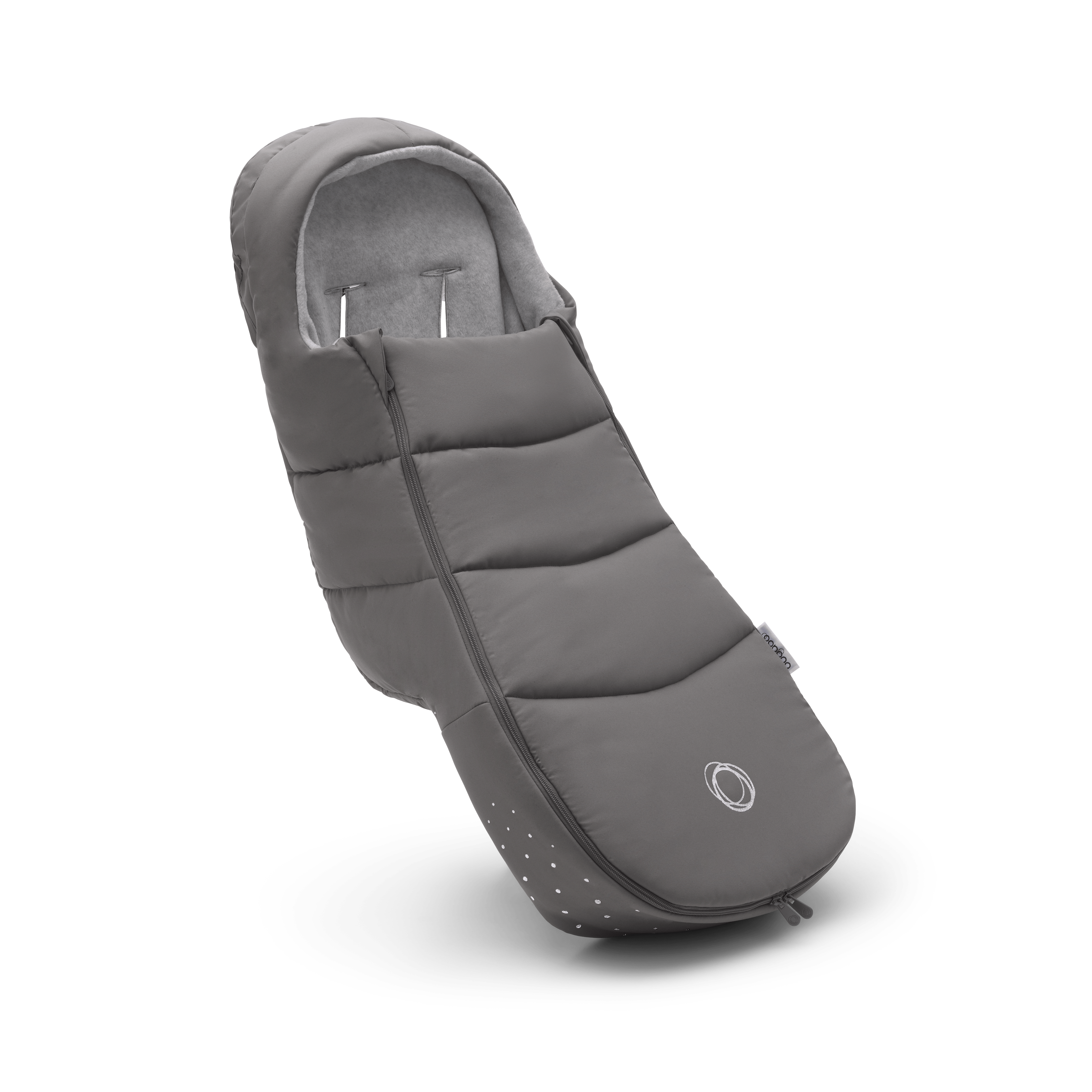 Bababoom Boutique Grey Melange Bugaboo Footmuff