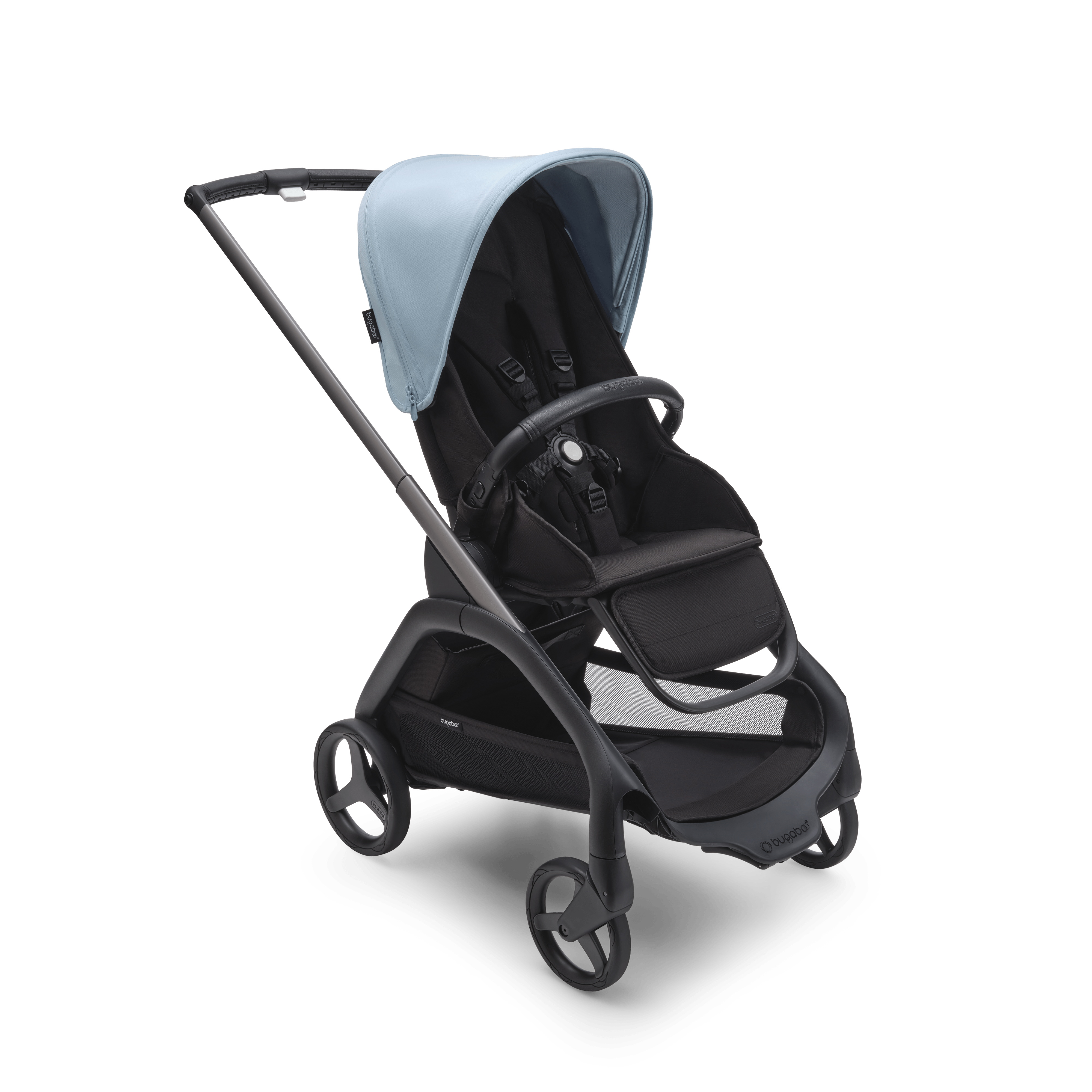 Bababoom Boutique Sky Blue (Black Fabric, Graphite Chassis) / Without Carrycot Bugaboo Dragonfly