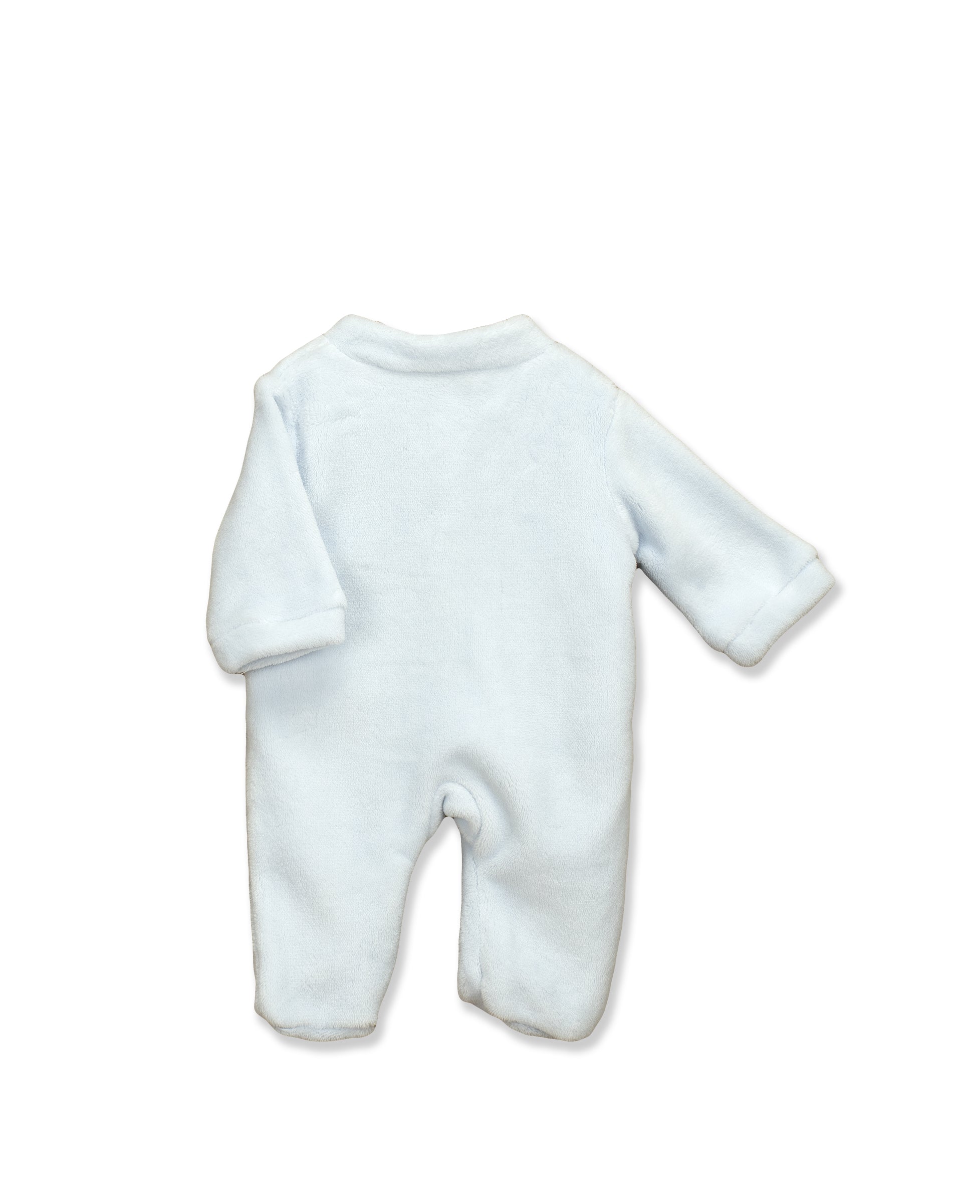 Babidu Babygrow Babidu Soft Blue Fleece Babygrow