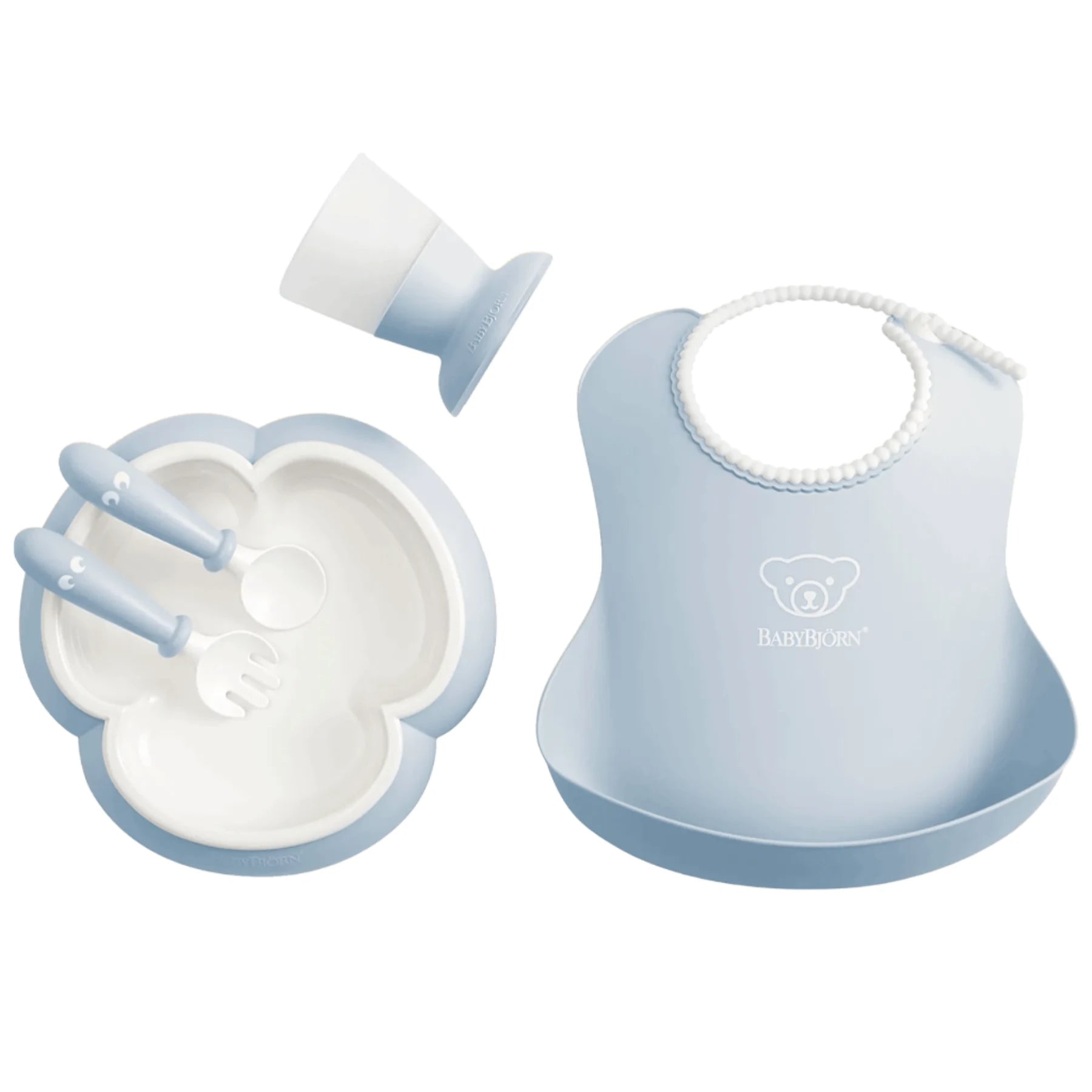 Baby Björn Feeding Accessories BabyBjorn - Powder Blue Baby Dinner Set