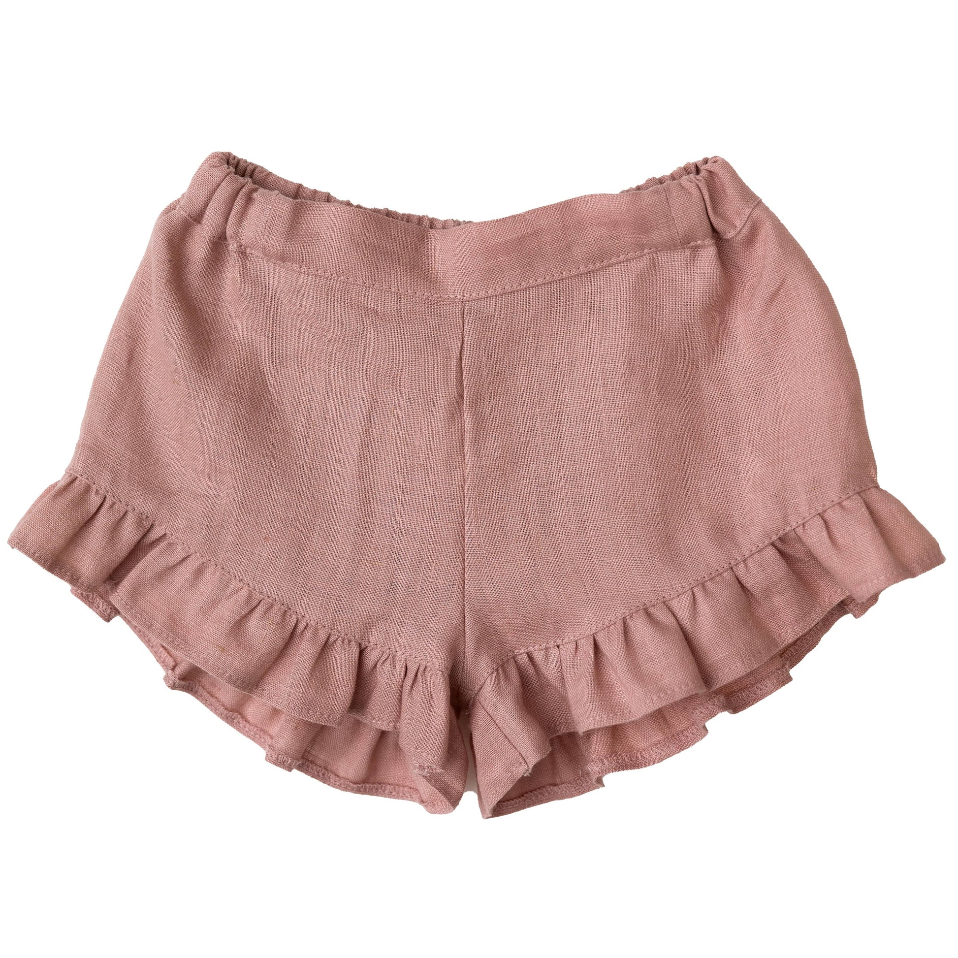 Baby Gi Two Piece Baby Gi Girls Ivory & Misty Rose Shorts and Top