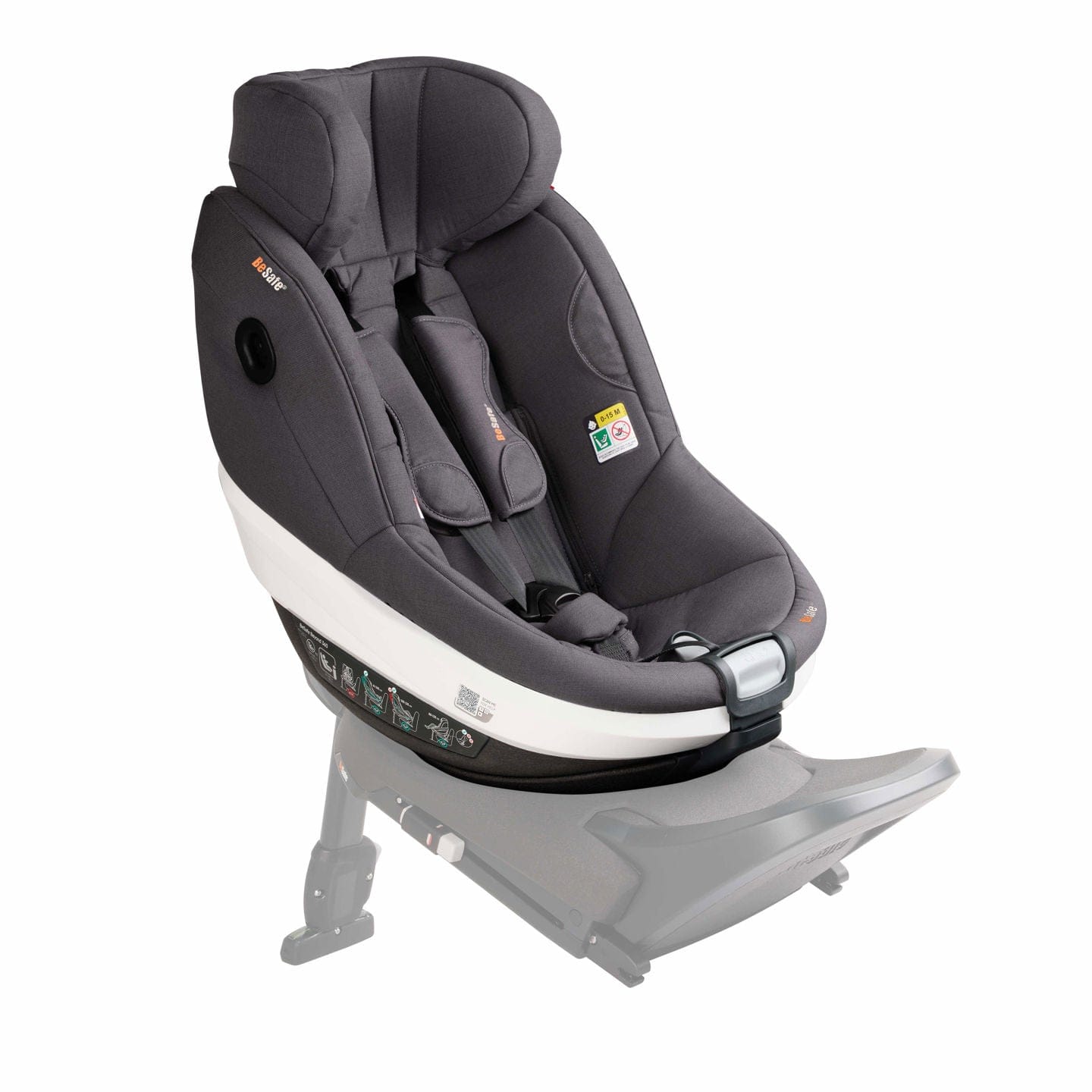 BeSafe Car Seat Dark Grey Melange BeSafe Beyond 360