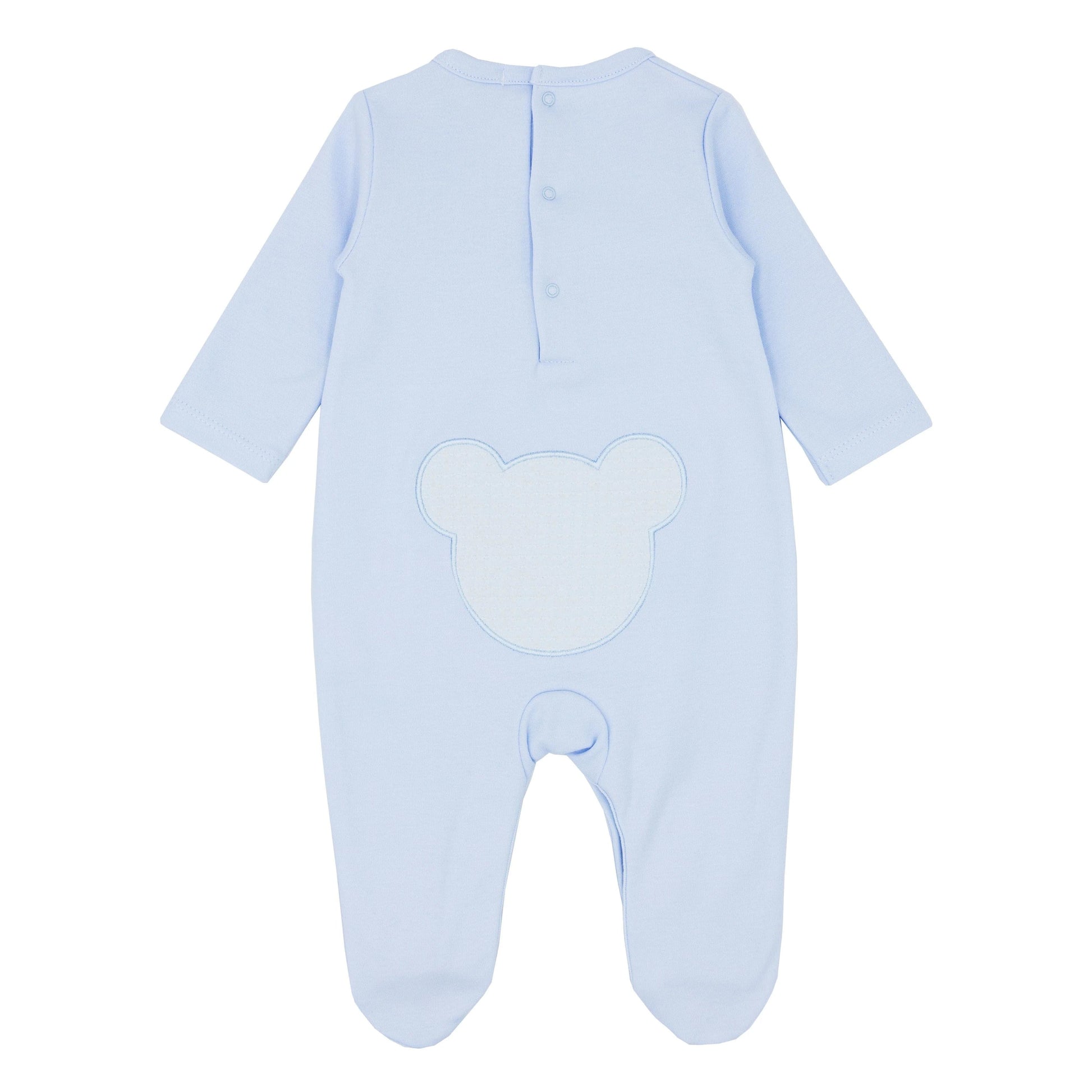 Blues Baby Romper Blues Baby Blue Cotton Bear Babygrow