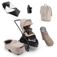 Bugaboo Prams & Pushchairs Bugaboo Dragonfly Essential Bundle -Desert Taupe