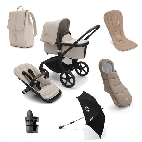 Bugaboo Prams & Pushchairs Bugaboo Fox 5 Complete Bundle - Desert Taupe