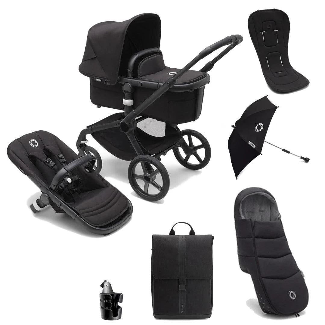 Bugaboo Prams & Pushchairs Bugaboo Fox 5 Complete Bundle - Midnight Black