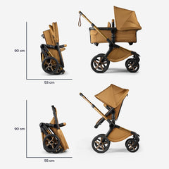 Bugaboo Prams & Pushchairs Bugaboo Fox 5 Noir  LIMITED EDITION- Amber Glow