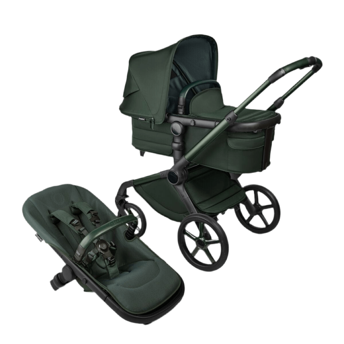 Bugaboo Prams & Pushchairs Bugaboo Fox 5 Noir LIMITED EDITION - Midnight Green