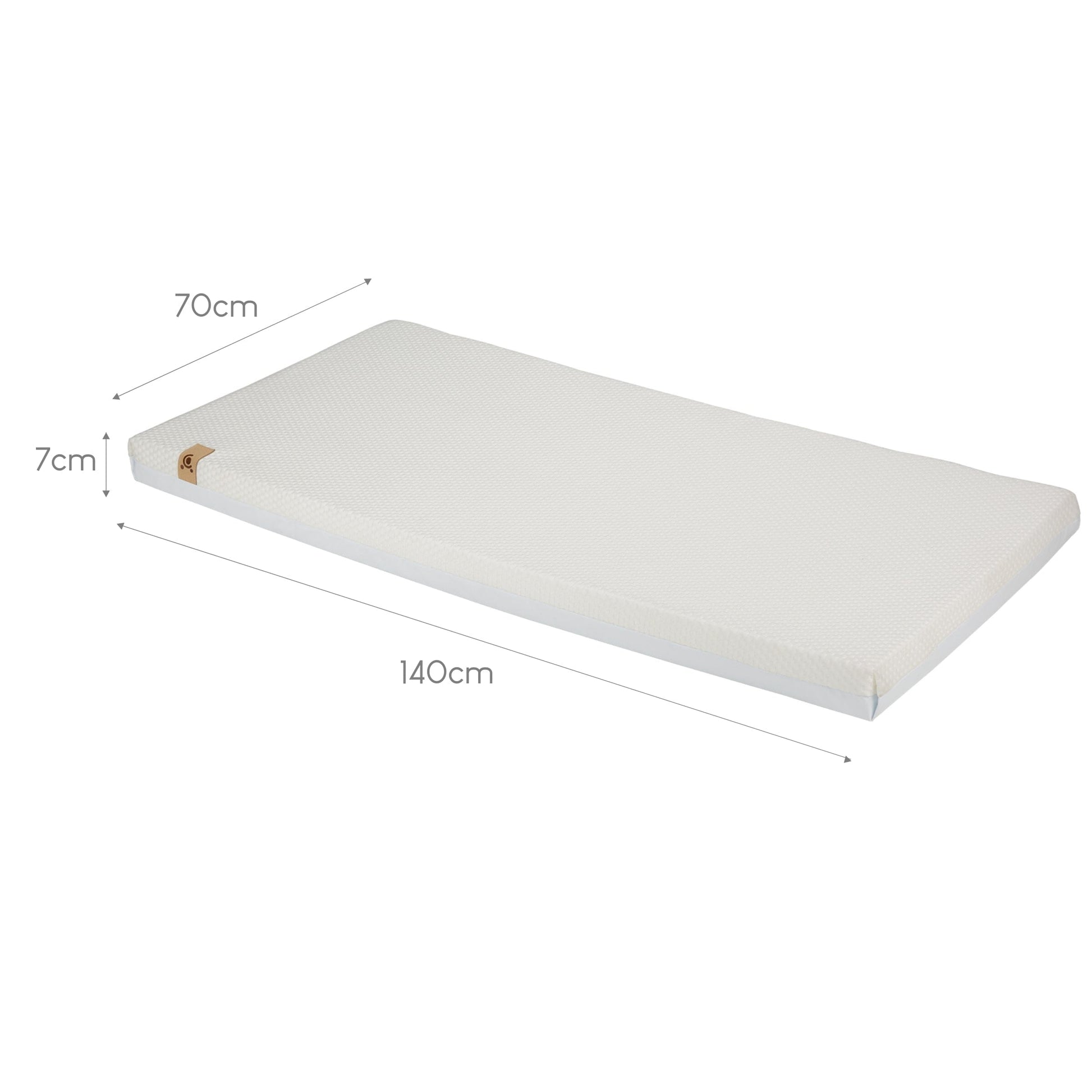 CuddleCo Mattress CuddleCo Lullaby Hypo-Allergenic Bamboo Foam Cot Bed Mattress