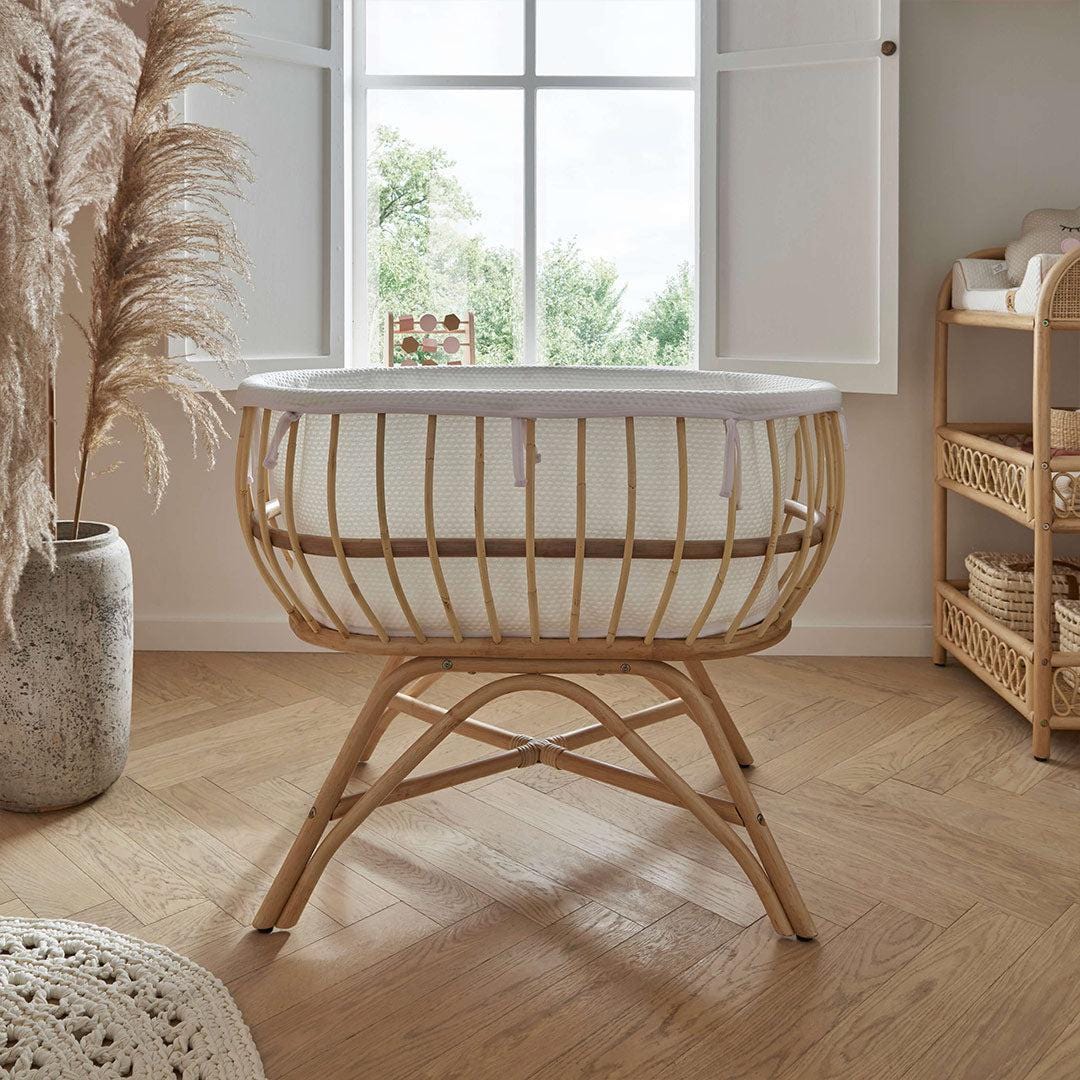 Cuddleco Moses Baskets & Cribs Aria Rattan Crib - Natural