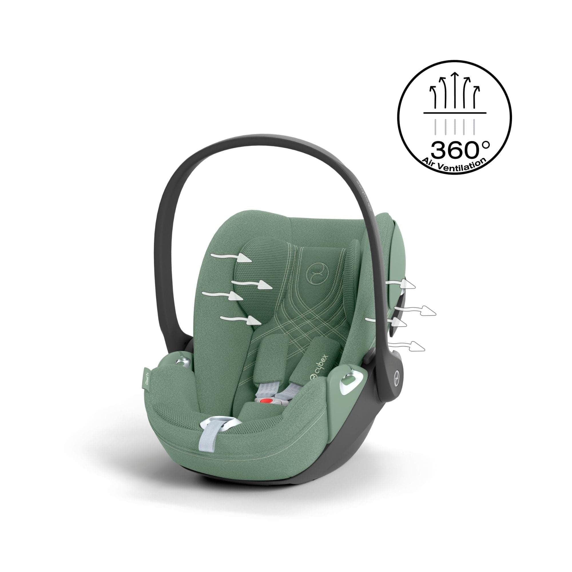 Cybex Car Seat Cybex Cloud T Car Seat - Leaf Green Plus