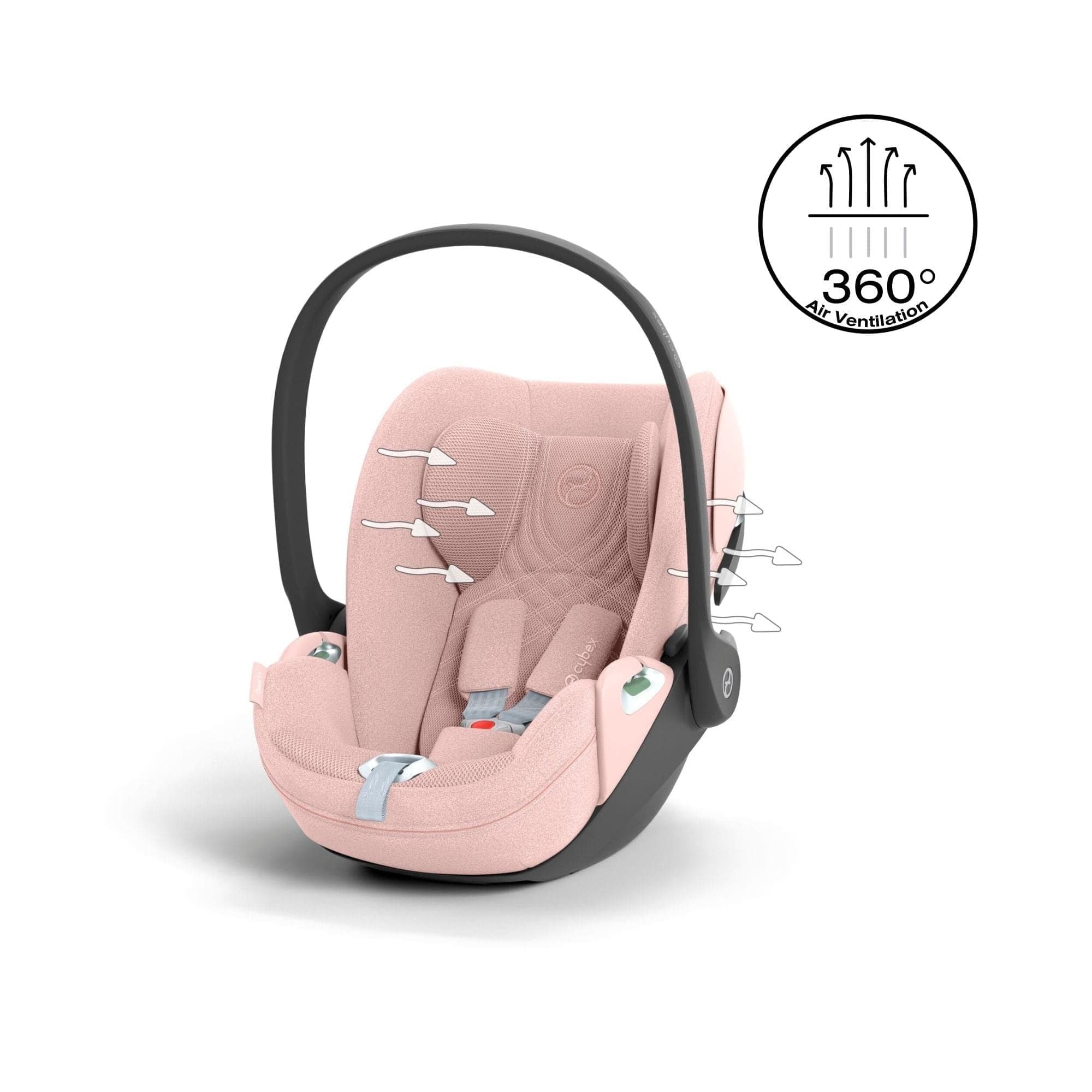 Cybex Car Seat Cybex Cloud T Car Seat - Peach Pink