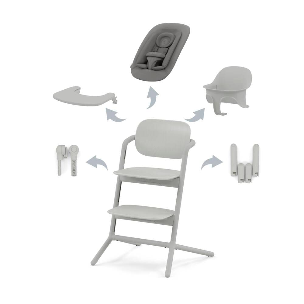 Cybex Highchair Cybex LEMO 4-in-1 Highchair - Suede Grey