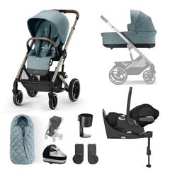 Cybex Prams Cybex Balios S Lux  Cloud T Luxury Bundle - Sky Blue