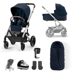 Cybex Prams Cybex Balios S Lux Essential Bundle - Ocean Blue