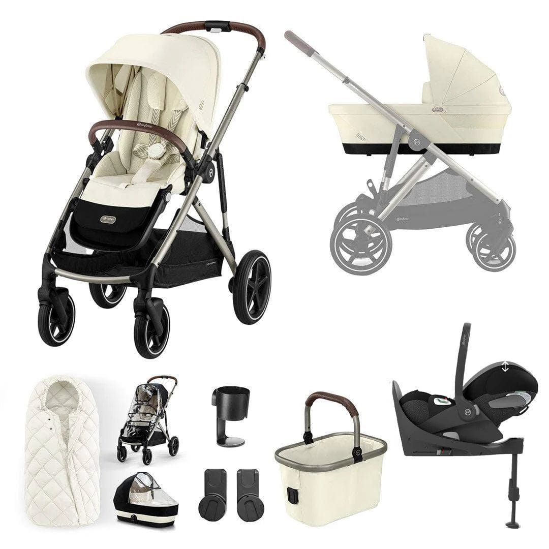 Cybex Prams Cybex Gazelle S - Luxury Cloud T Bundle - Seashell Beige