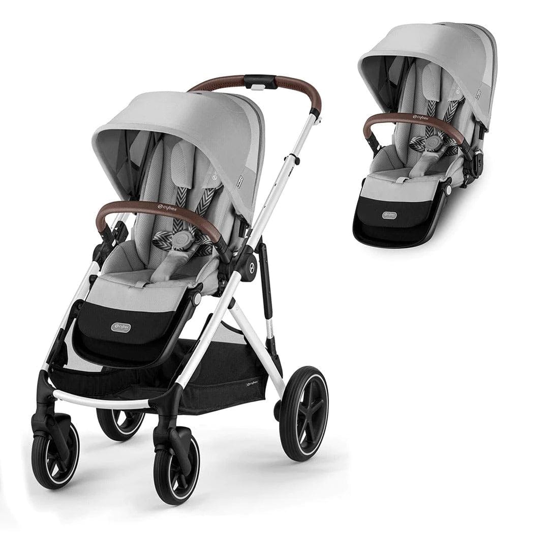 Cybex Prams Lava Grey / Silver Frame / Without Carrycot Cybex Gazelle S Duo Pushchair 2023