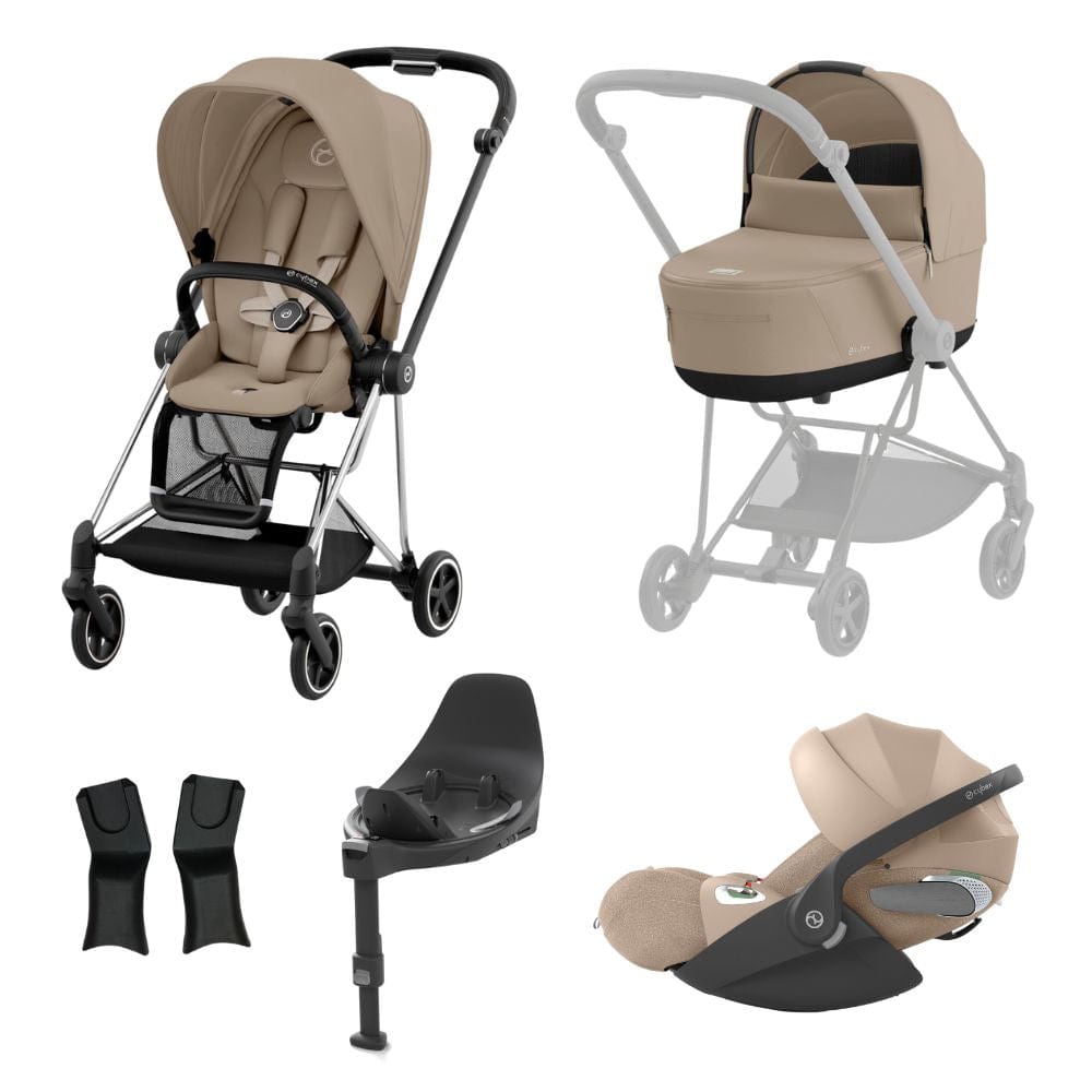 Cybex Prams & Pushchairs Cozy Beige Cybex Mios Chrome │ Black