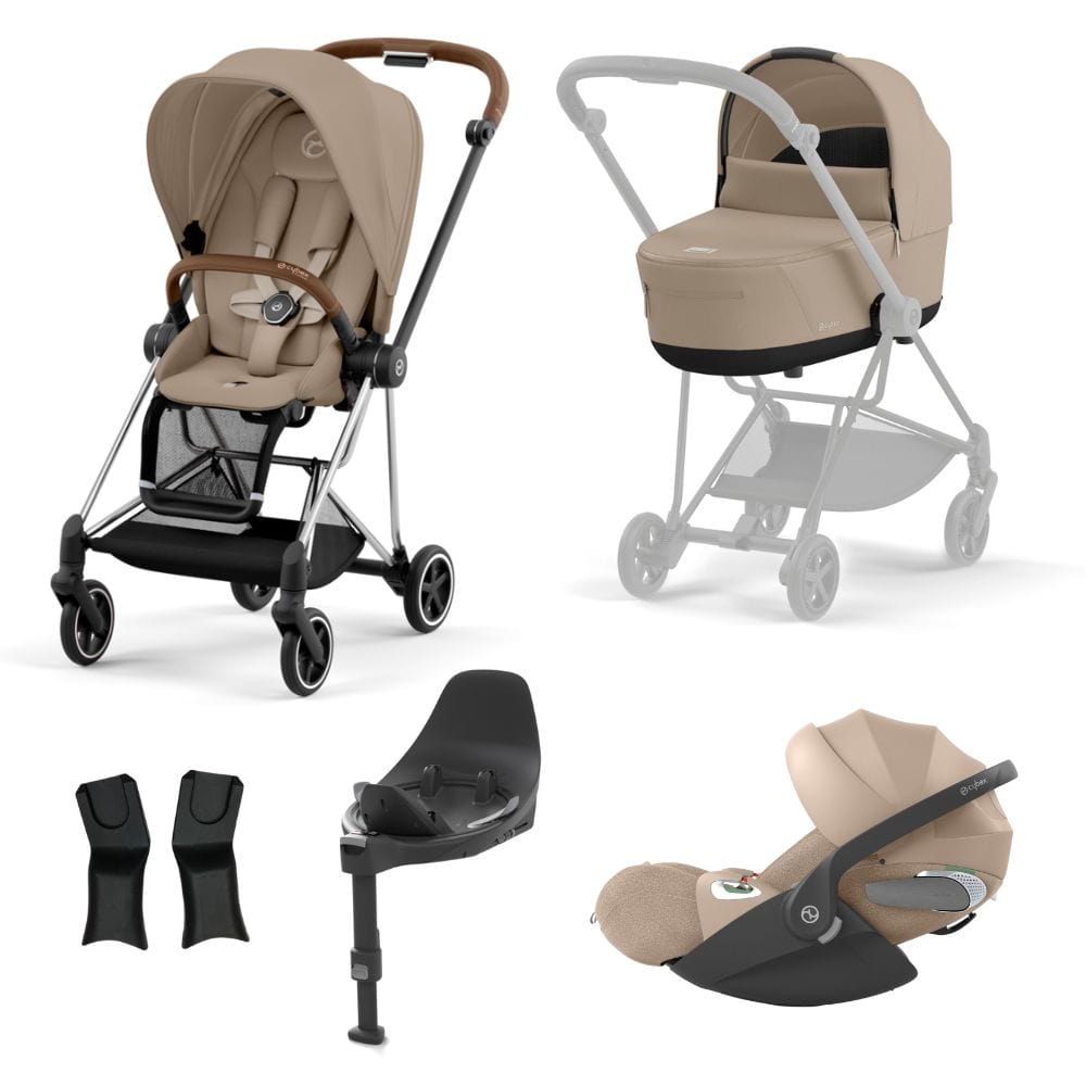 Cybex Prams & Pushchairs Cozy Beige Cybex Mios Chrome │ Brown