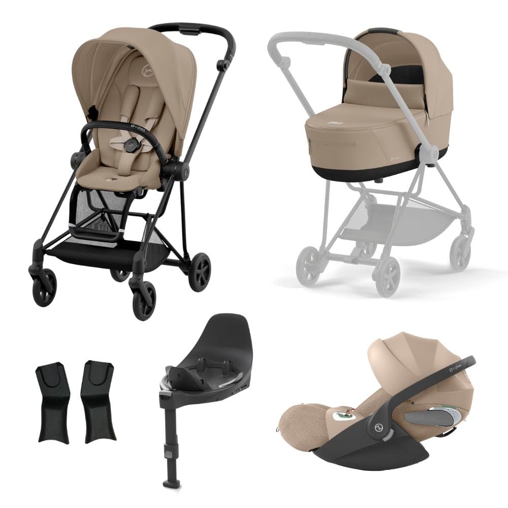 Cybex Prams & Pushchairs Cozy Beige Cybex Mios Matt Black