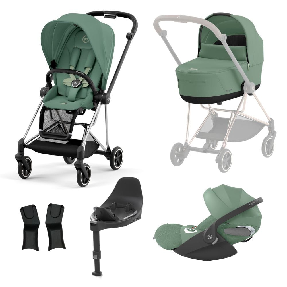 Cybex Prams & Pushchairs Leaf Green Cybex Mios Chrome │ Black