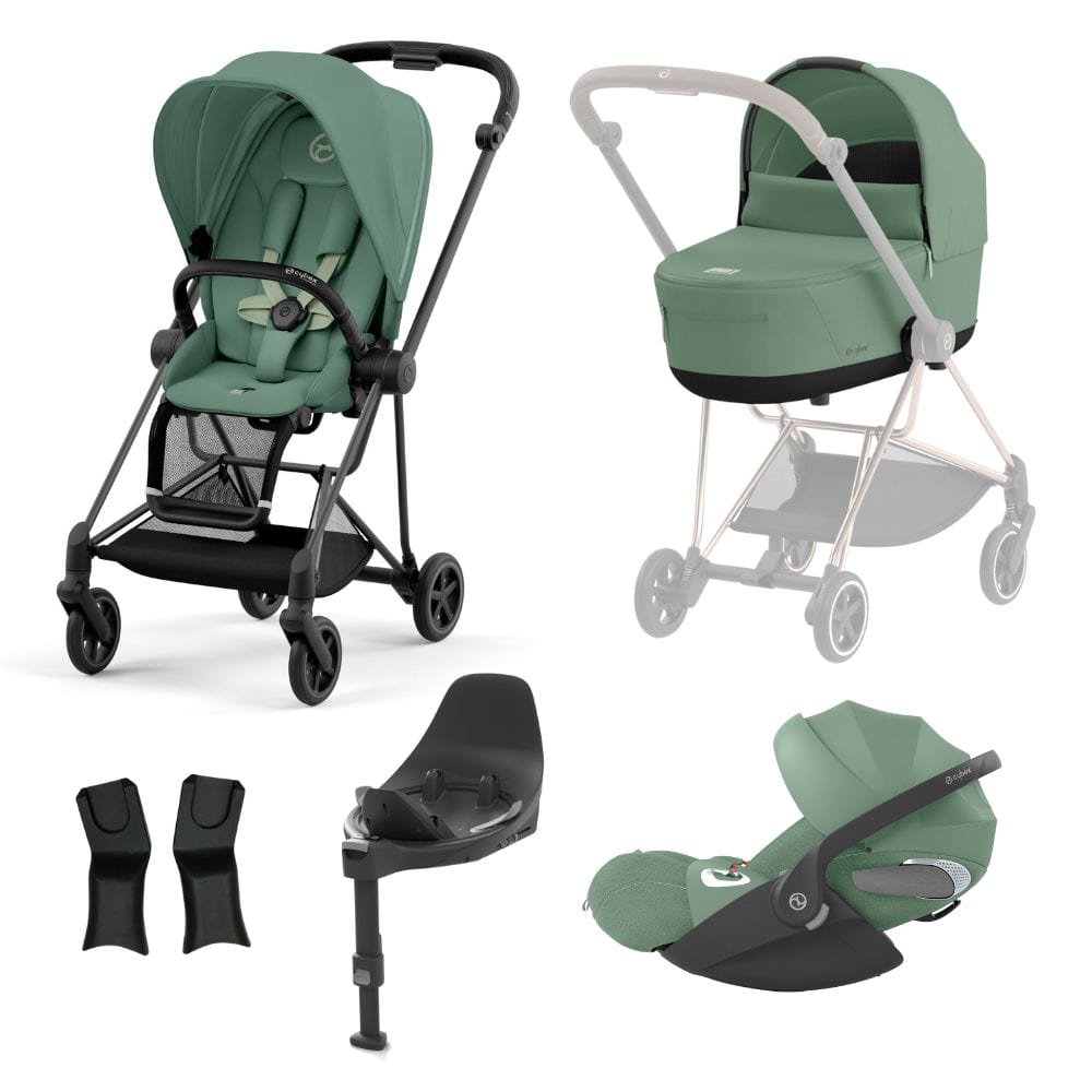 Cybex Prams & Pushchairs Leaf Green Cybex Mios Matt Black