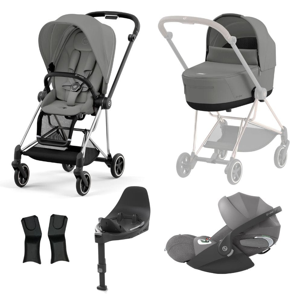 Cybex Prams & Pushchairs Mirage Grey Cybex Mios Chrome │ Black