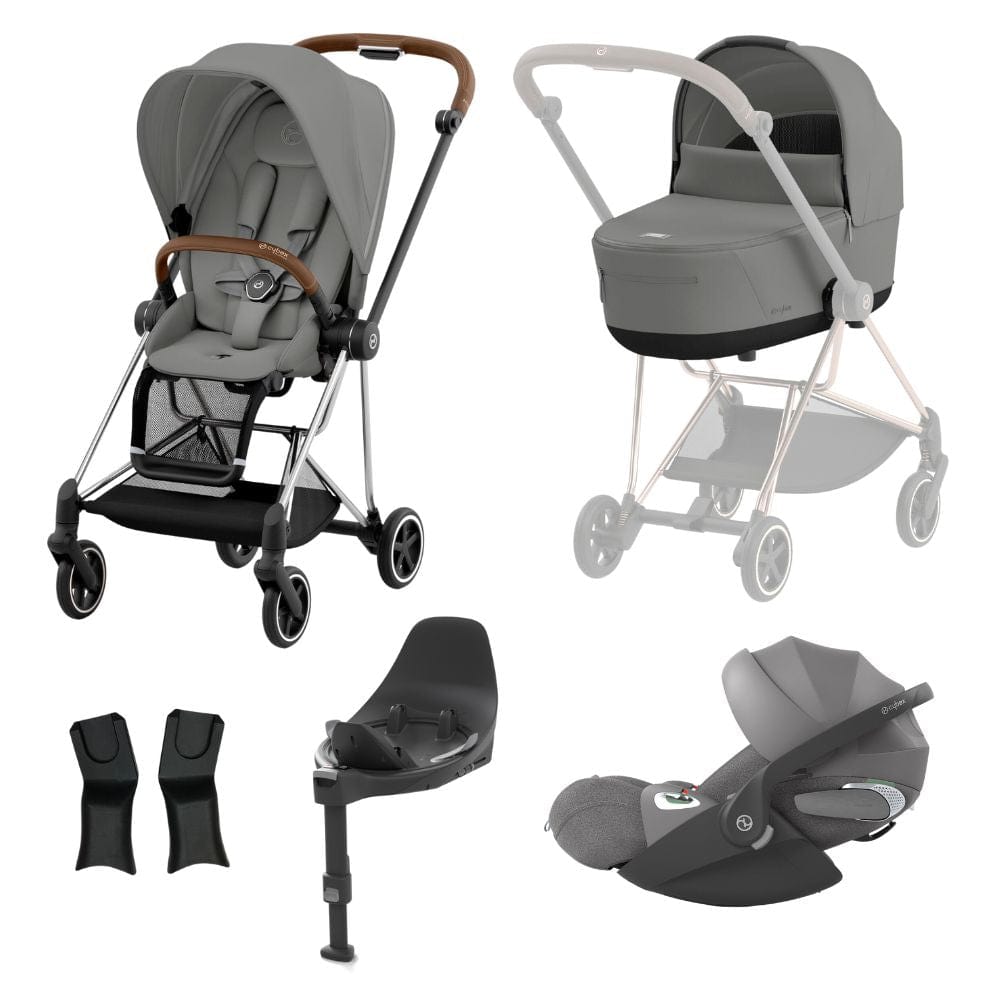 Cybex Prams & Pushchairs Mirage Grey Cybex Mios Chrome │ Brown