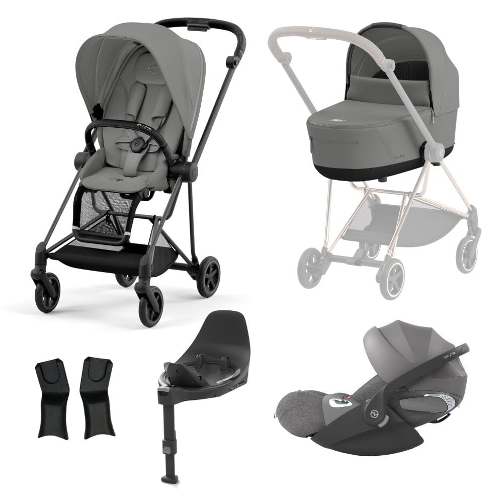 Cybex Prams & Pushchairs Mirage Grey Cybex Mios Matt Black