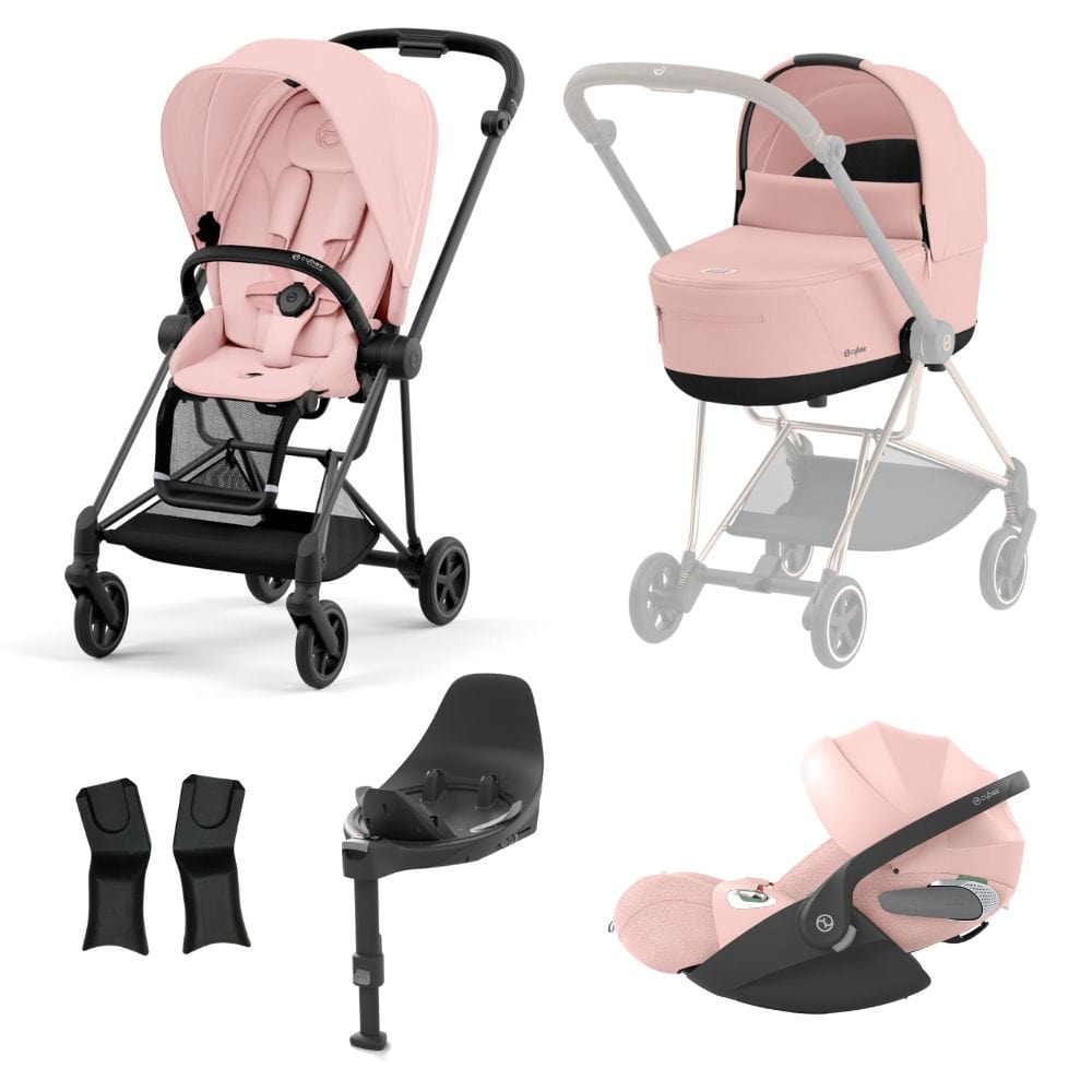 Cybex Prams & Pushchairs Peach Pink Cybex Mios Matt Black