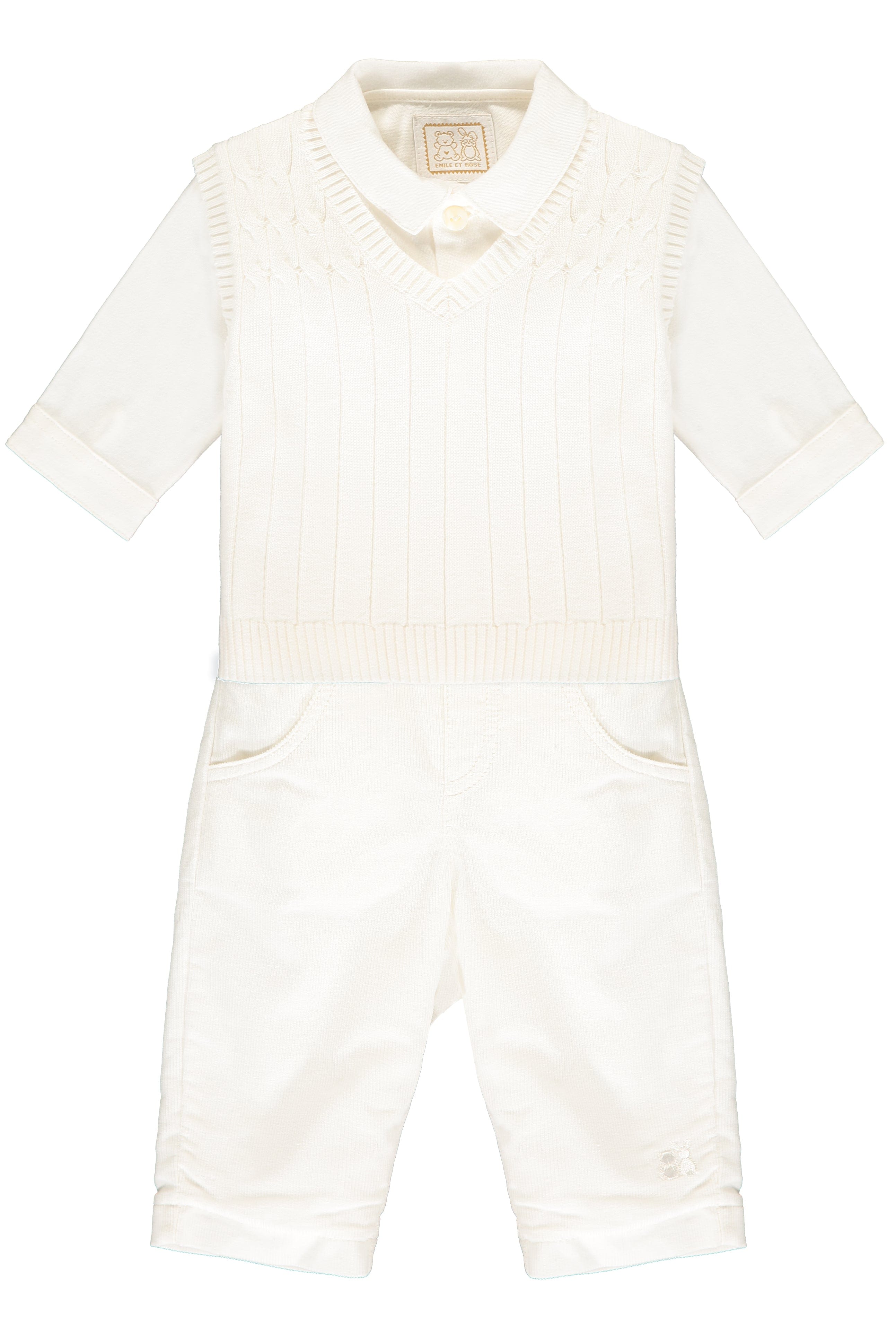 Emile et Rose 3 Piece Set Emile et Rose 'George' Smart Boys Three Piece Set