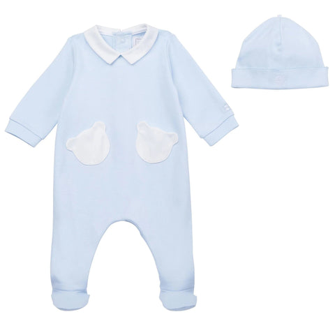 Emile et Rose baby grow Emile et Rose 'Henry' Babygrow with Hat