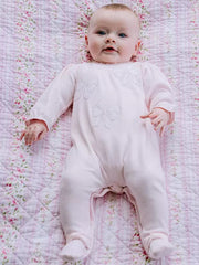 Emile et Rose Knitted Babygrow Emile et Rose 'Hallie' Knitted All in One with Hat