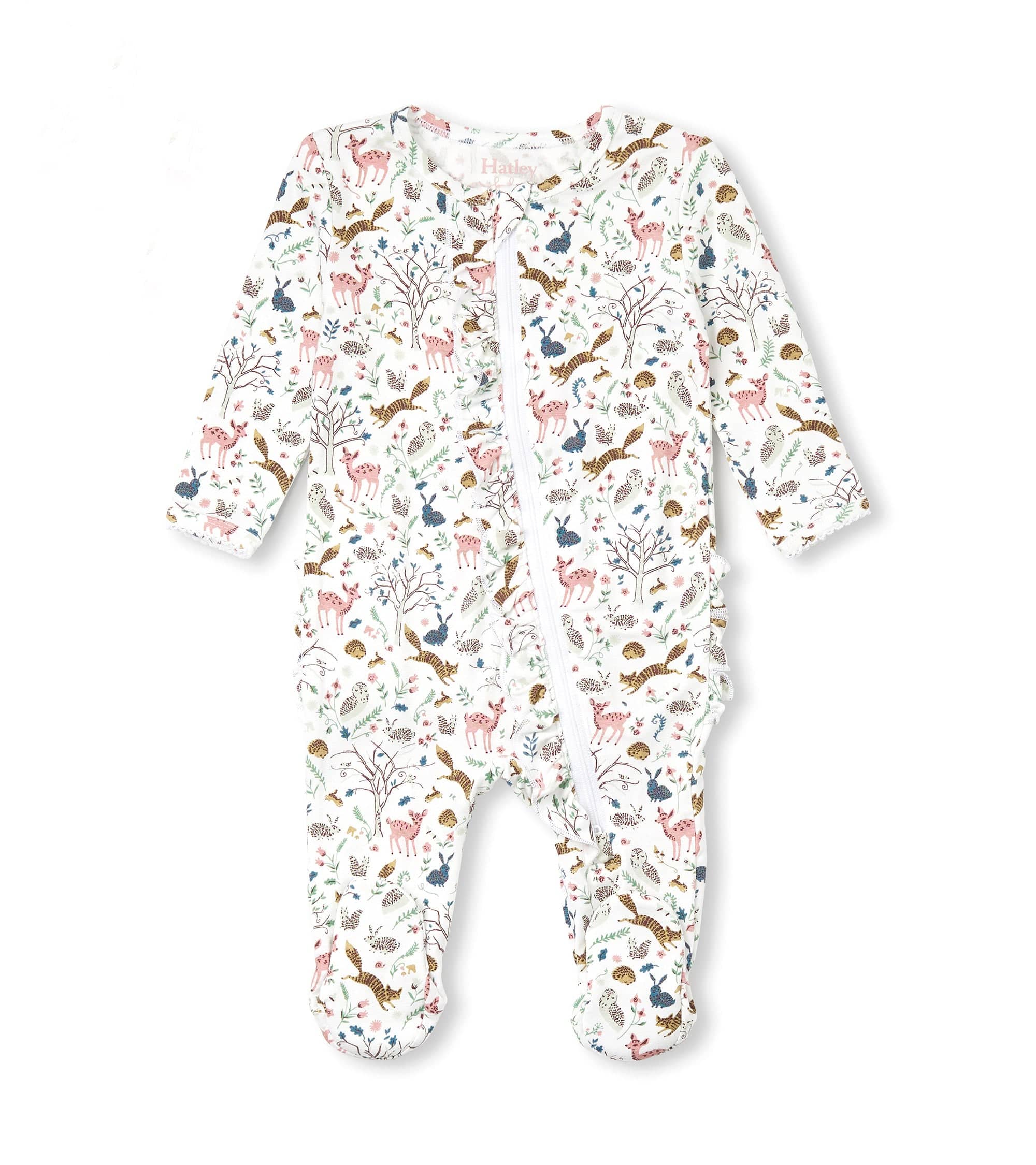 Hatley Babygrow Hatley 'Happy Forest' Riffle Bum Babygrow