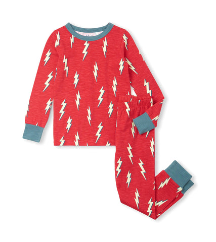 Hatley PJ Set Hatley 'Lightning Bolt' Glow In the Dark PJ Set