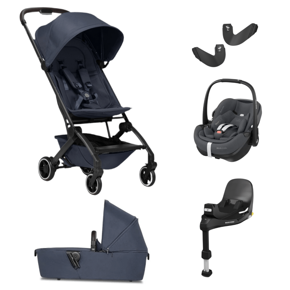 Joolz Prams & Pushchairs Navy Blue Joolz Aer+ and Maxi Cosi Pebble 360 Pro2 Bundle