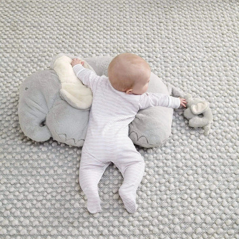 Mamas & Papas Soft Toy Tummy Time Snugglerug - Welcome to the World Elephant