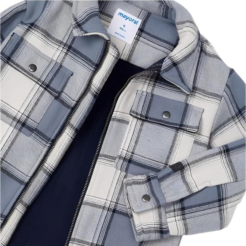 Mayoral Jacket Mayoral Boy Blue Checked Overshirt