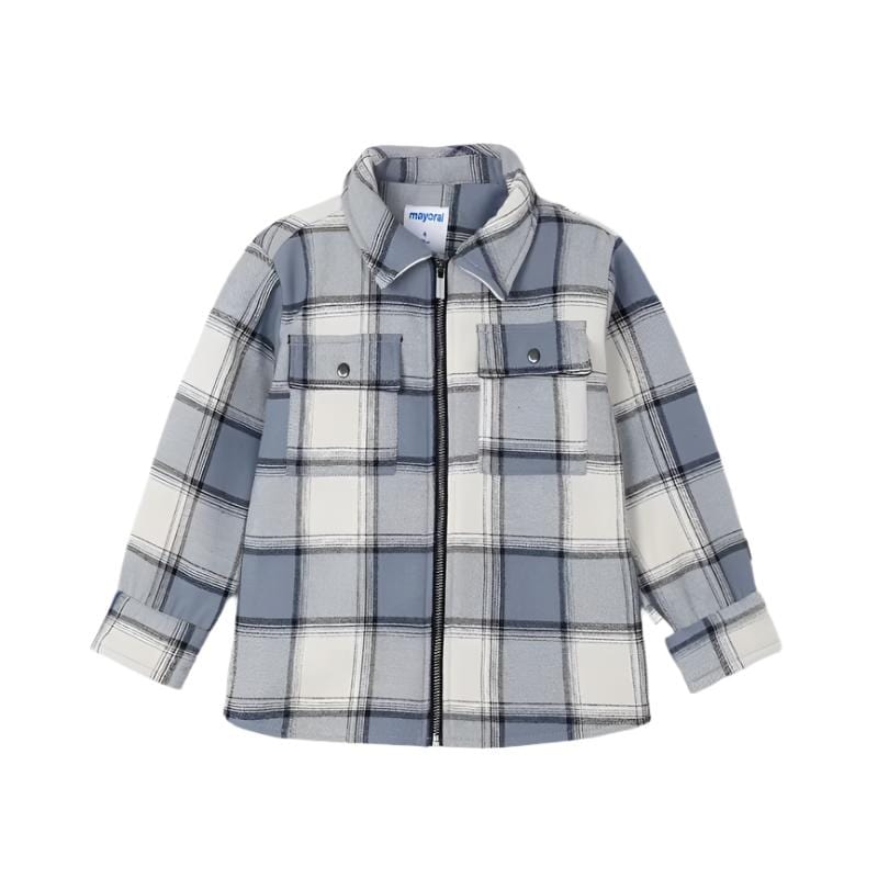 Mayoral Jacket Mayoral Boy Blue Checked Overshirt