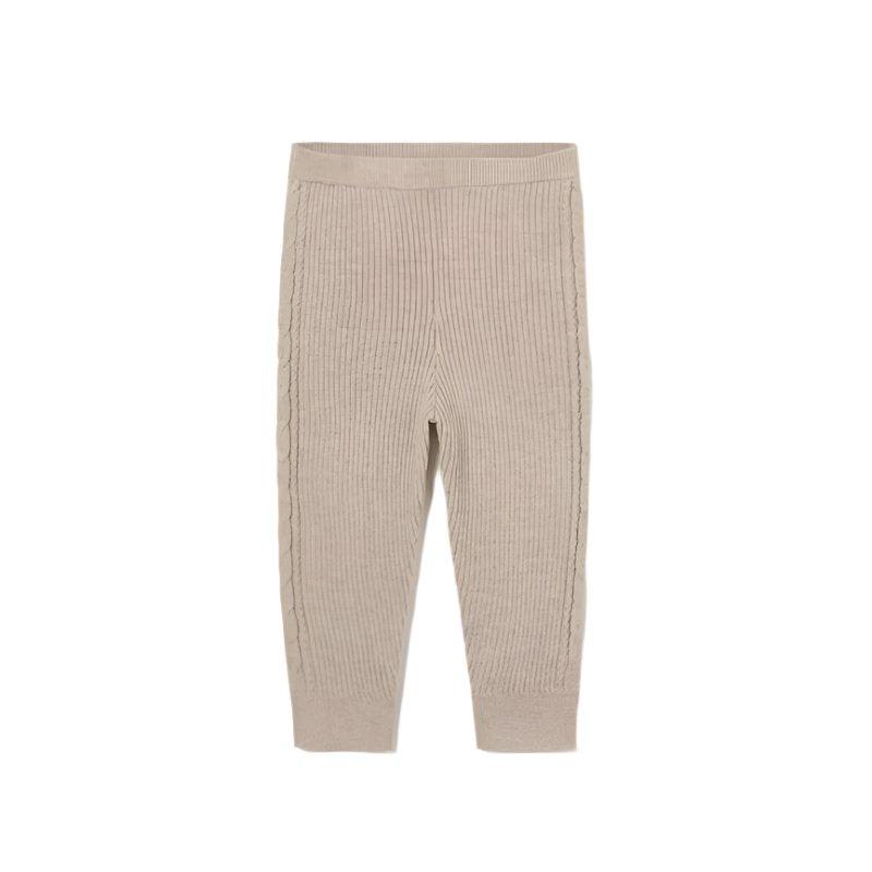 Mayoral Leggings Mayoral Baby Tricot Leggings - Beige