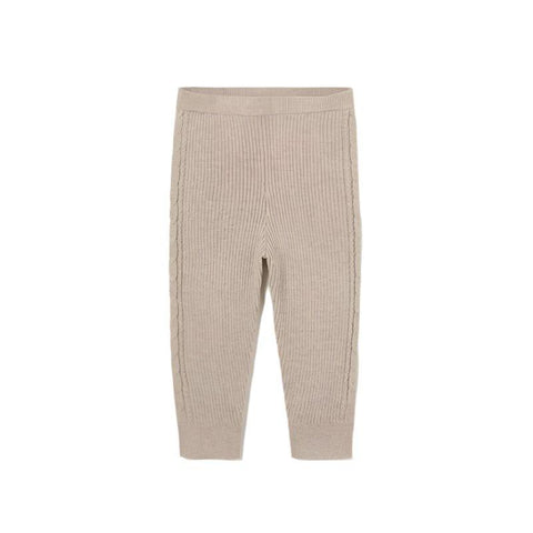 Mayoral Leggings Mayoral Baby Tricot Leggings - Beige