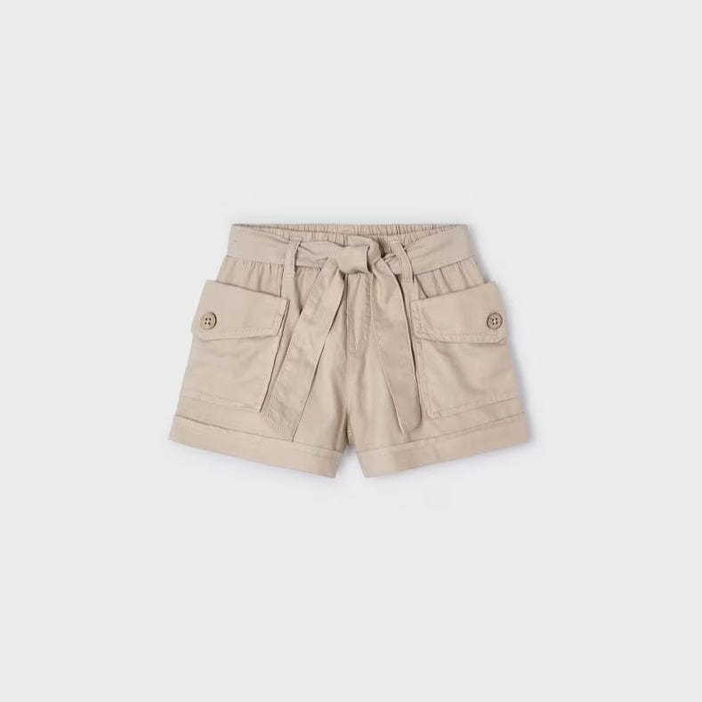 Mayoral Shorts Mayoral Beige Shorts with Pockets