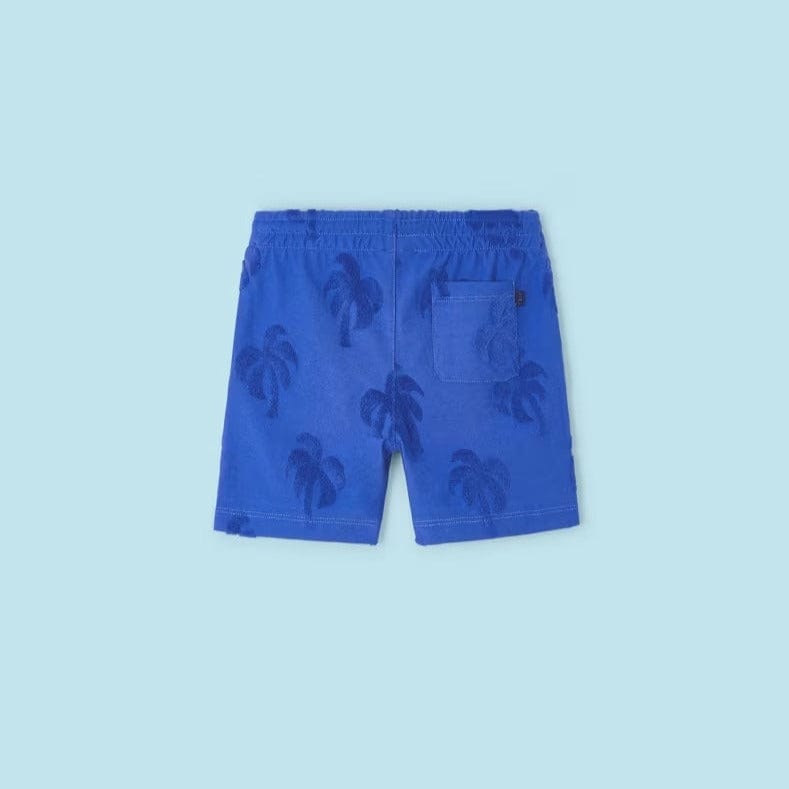 Mayoral Shorts Mayoral Palm Tree Blue Bermuda Shorts