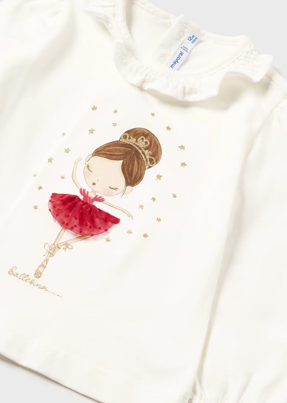 Mayoral T-shirt Mayoral Ruby Ballerina Long Sleeved T-Shirt