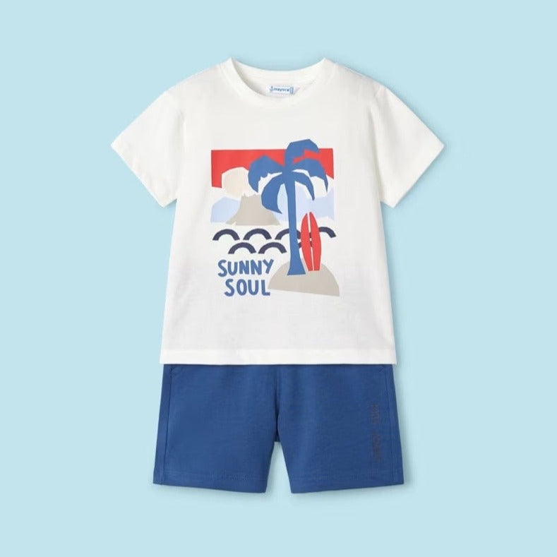 Mayoral Top Mayoral 2 Piece Palm Tree Set